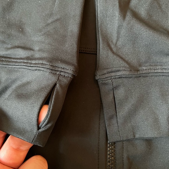 NWOT TA Tracy Anderson G.I.L.I. Zip Front Peplum Jacket - Picture 7 of 8